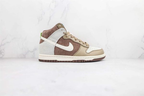OFF WHITE X NIKE DUNK HIGH LIGHT CHOCOLATE – NK65