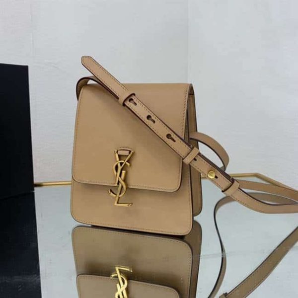 KAIA NORTH/SOUTH SATCHEL IN VEGETABLE-TANNED LEATHER – WBY12 - Image 7