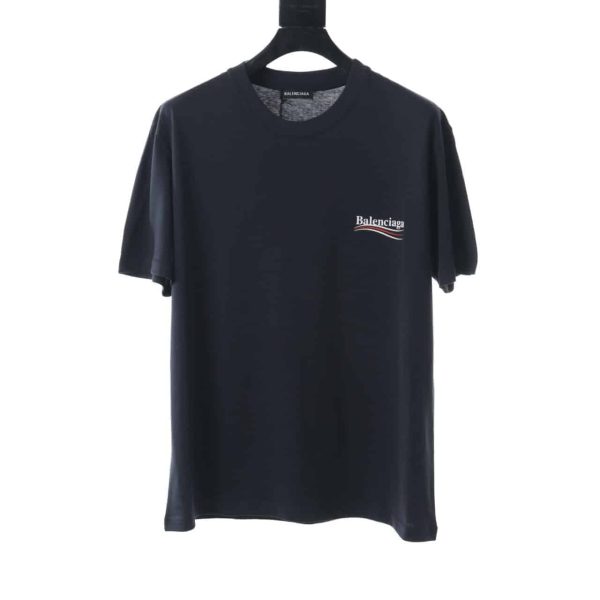 BALENCIAGA CLASSIC NAVY COKE SHORT SLEEVE - Image 2