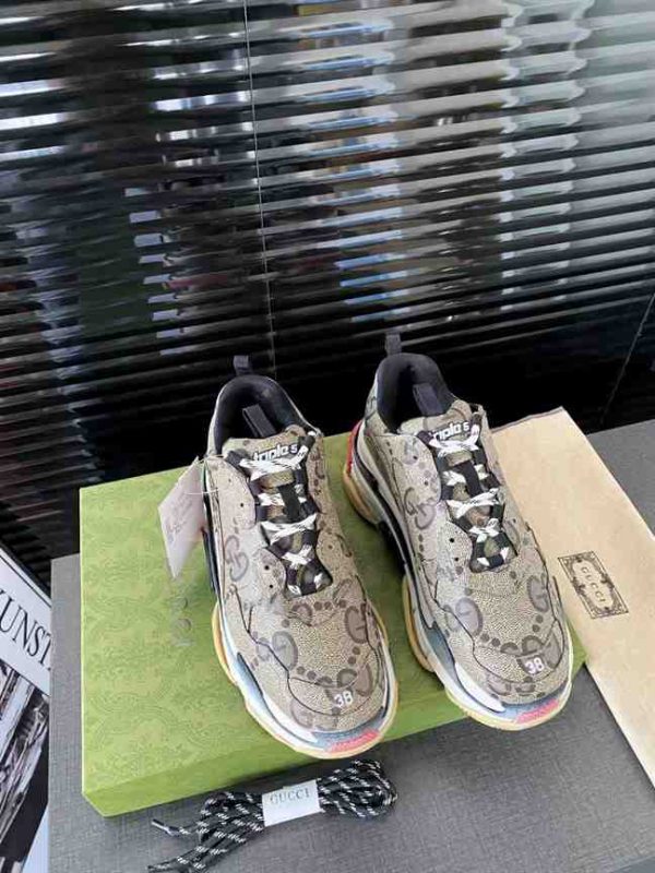GUCCI x BALENCIAGA TRIPLE S TRAINERS – GG100 - Image 4