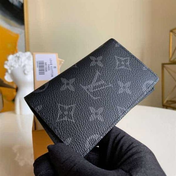 Louis Vuitton Pocket Organizer Monogram Eclipse Canvas M61696 – WWE045 - Image 5