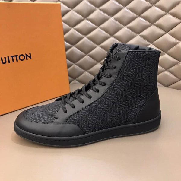 LOUIS VUITTON OFFSHORE HIGH TOP SNEAKER ‘BLACK’ – LSVT47 - Image 6