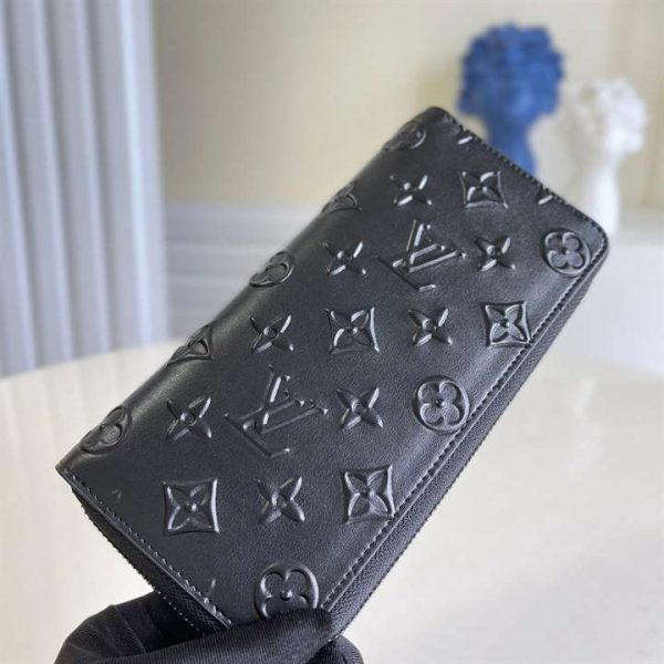 M80505 Louis Vuitton Zippy Wallet Vertical Monogram Seal -WWE058 - Image 4