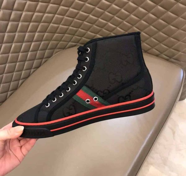BLACK GUCCI OFF THE GRID HIGH TOP SNEAKER – GC141 - Image 3