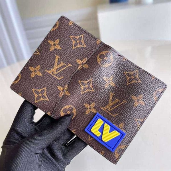 M45787 Louis Vuitton Pocket Organizer Monogram Coated Canvas – WWE063 - Image 5