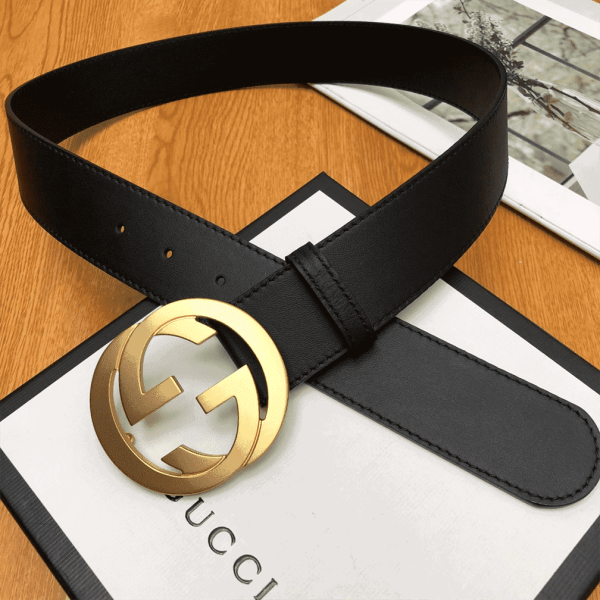 GUCCI INTERLOCKING-G LEATHER BELT – B5 - Image 6