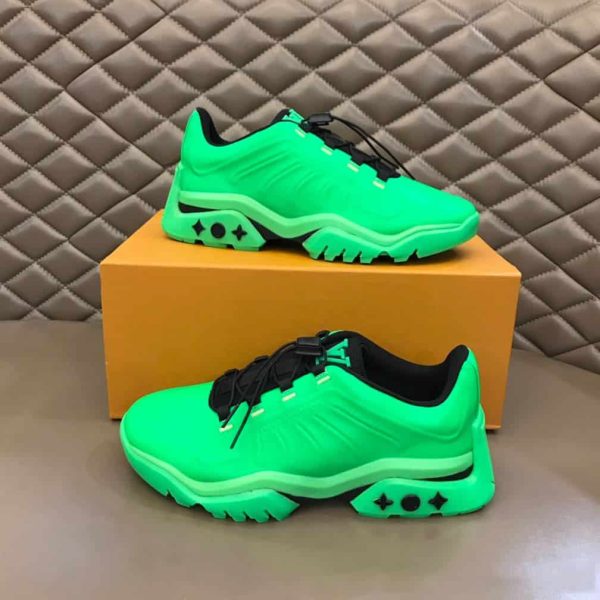 LOUIS VUITTON MILLENIUM SNEAKERS IN GREEN – LSVT131 - Image 6
