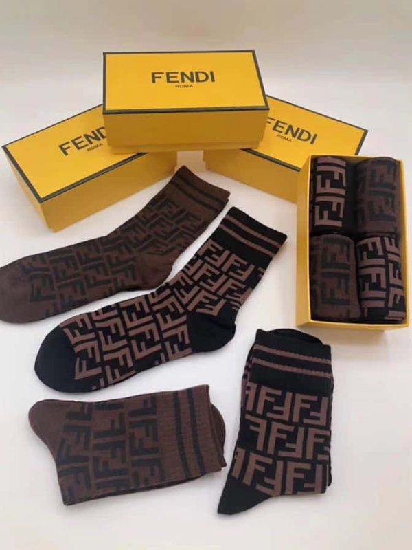 FENDI SOCKS – FDS17 - Image 3