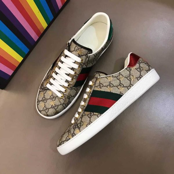 GUCCI ACE GG SUPREME SNEAKER WITH BEES – GC32 - Image 5