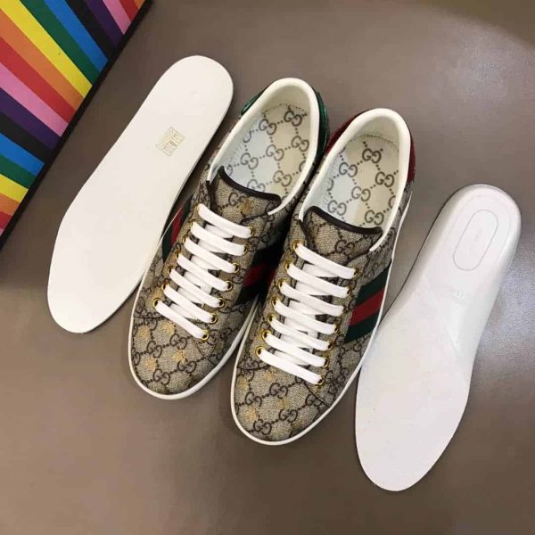 GUCCI ACE GG SUPREME SNEAKER WITH BEES – GC32 - Image 4