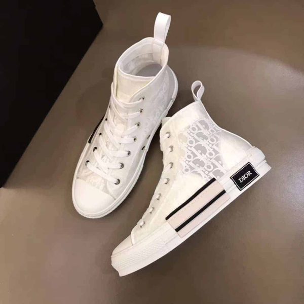 DIOR LIMITED EDITION “B23” HIGH-TOP DIOR OBLIQUE SNEAKER- CD15 - Image 5
