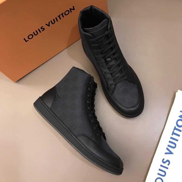 LOUIS VUITTON OFFSHORE HIGH TOP SNEAKER ‘BLACK’ – LSVT47 - Image 5