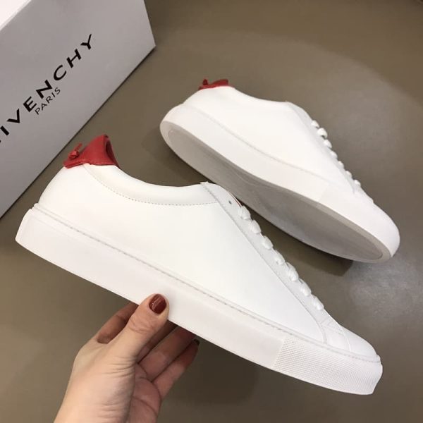 GIVENCHY WHITE URBAN LEATHER SNEAKERS – GVC27 - Image 5
