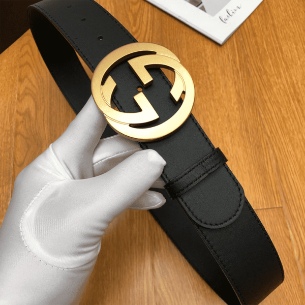 GUCCI INTERLOCKING-G LEATHER BELT – B5 - Image 5