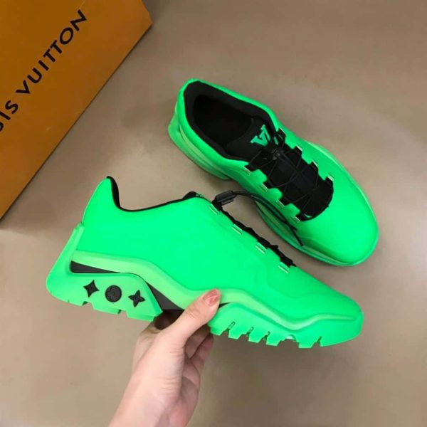 LOUIS VUITTON MILLENIUM SNEAKERS IN GREEN – LSVT131 - Image 7