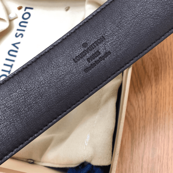 LOUIS VUITTON DAMIER EBENE LV INITIALES BELT – B31 - Image 5