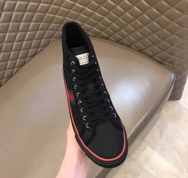 BLACK GUCCI OFF THE GRID HIGH TOP SNEAKER – GC141 - Image 4