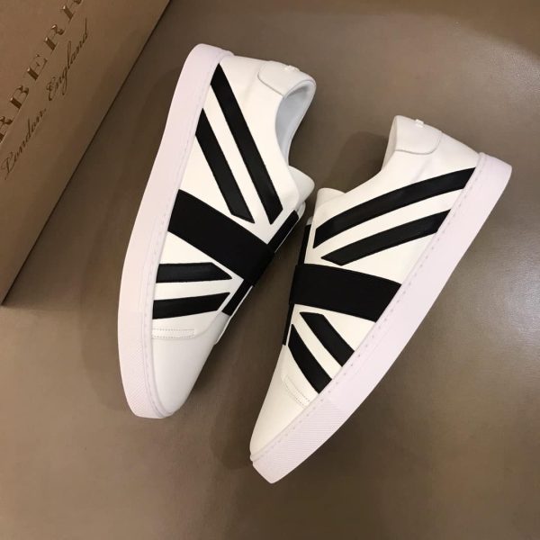 BURBERRY UNION JACK MOTIF SLIP-ON SNEAKERS – BBR11 - Image 5
