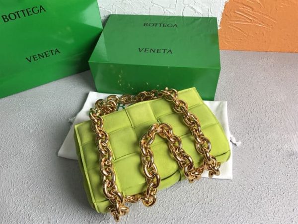 BOTTEGA VENETA WOMEN’S CHAIN CASSETTE IN KIWI – WBV02 - Image 7