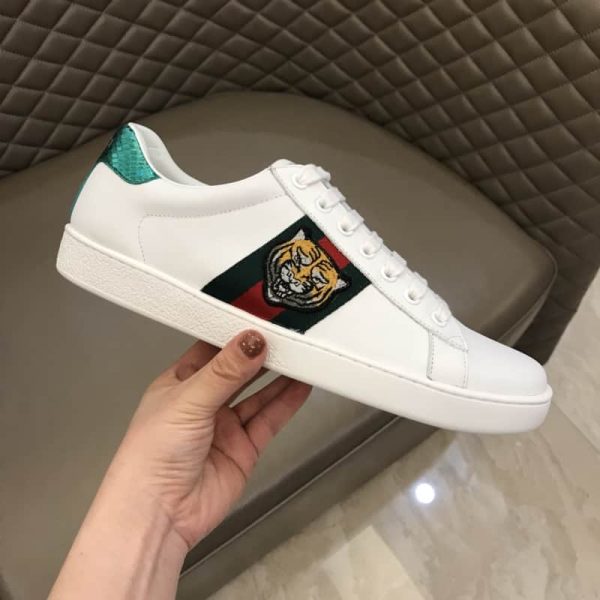 GUCCI TIGER ACE EMBROIDERED SNEAKER WHITE – GC27 - Image 2