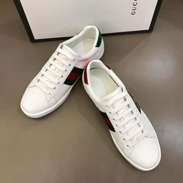GUCCI TIGER ACE EMBROIDERED SNEAKER WHITE – GC27 - Image 3