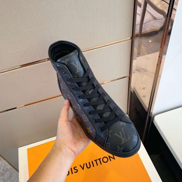 LOUIS VUITTON MONOGRAM HIGH TOP SNEAKER LSVT053 - Image 3