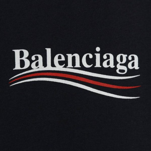 BALENCIAGA CLASSIC NAVY COKE SHORT SLEEVE - Image 4