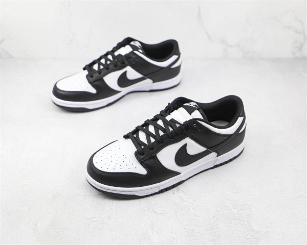 NIKE DUNK LOW RETRO WHITE BLACK – NK72 - Image 8