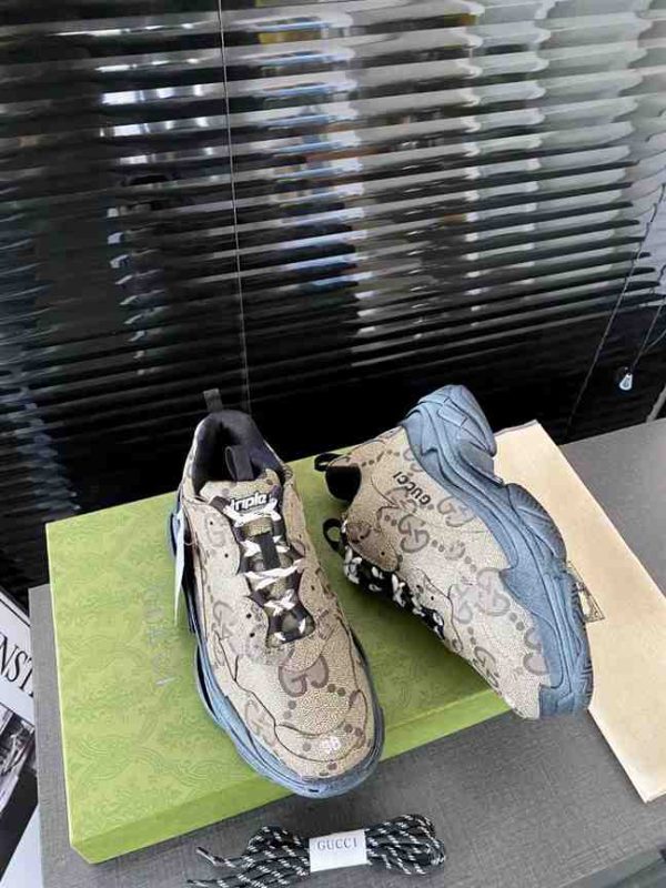 GUCCI x BALENCIAGA TRIPLE S TRAINERS – GG099 - Image 3