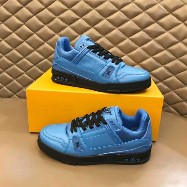 LOUIS VUITTON TRAINER SNEAKERS IN BLEU – LSVT128 - Image 6