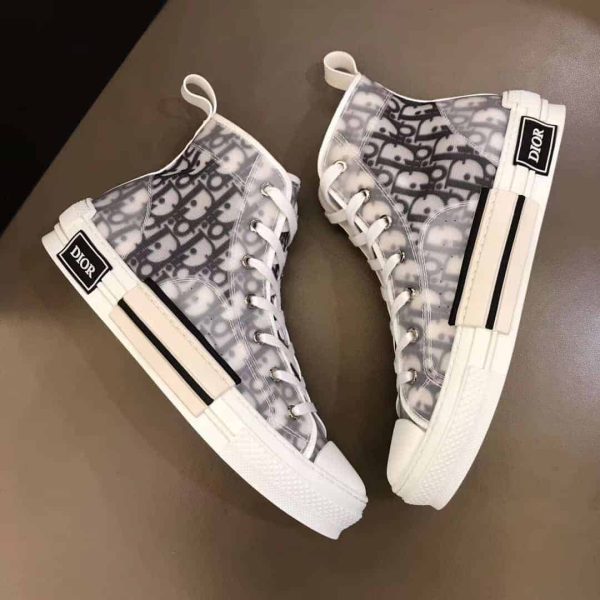 DIOR “B23” HIGH-TOP DIOR OBLIQUE SNEAKER – CD014 - Image 4