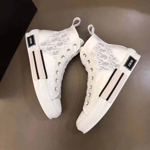 DIOR LIMITED EDITION “B23” HIGH-TOP DIOR OBLIQUE SNEAKER- CD15 - Image 4