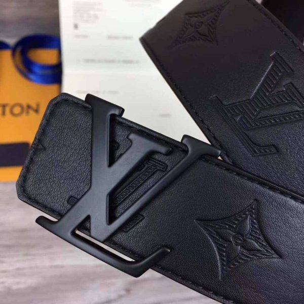 LOUIS VUITTON SHAPE BELT MONOGRAM SHADOW 40 MM BLACK – B113 - Image 3