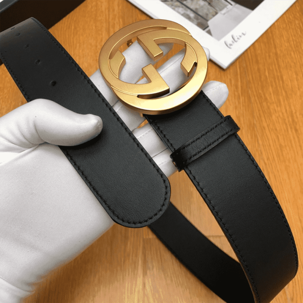 GUCCI INTERLOCKING-G LEATHER BELT – B5 - Image 4