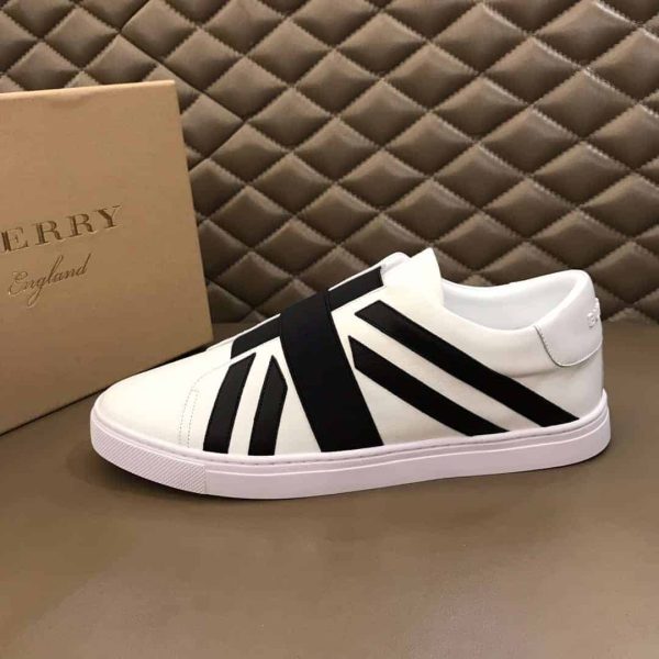 BURBERRY UNION JACK MOTIF SLIP-ON SNEAKERS – BBR11 - Image 4