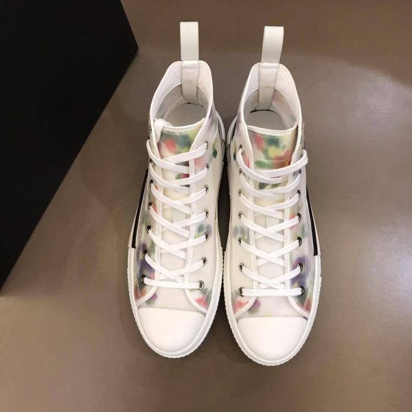 DIOR FLOWERS TECHNICAL CANVAS “B23” HIGH-TOP SNEAKER – CD12 - Image 4