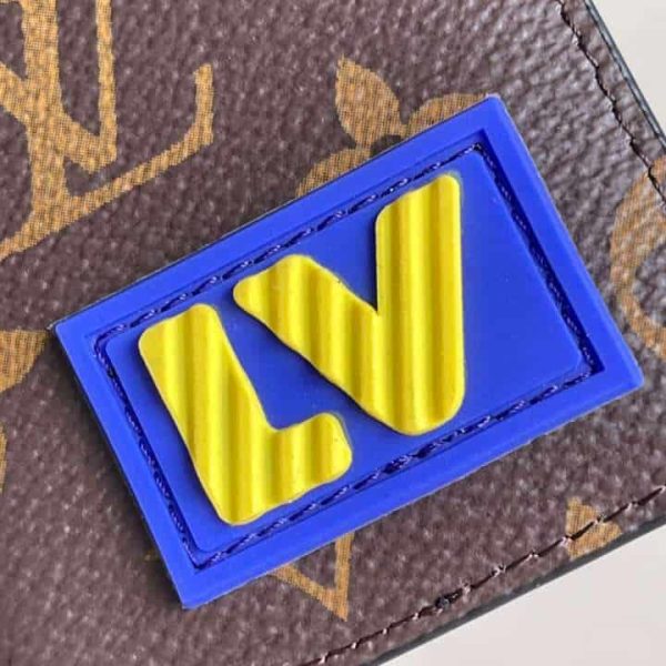 M45787 Louis Vuitton Pocket Organizer Monogram Coated Canvas – WWE063 - Image 6