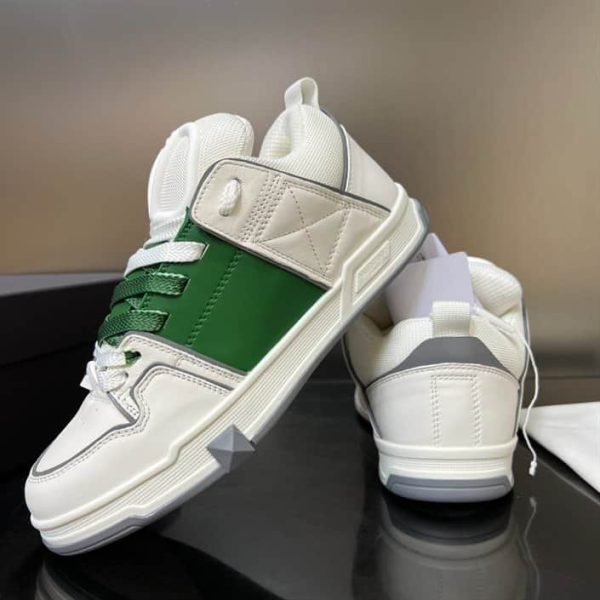 OPEN SKATE CALFSKIN AND FABRIC SNEAKER – VLS017 - Image 6