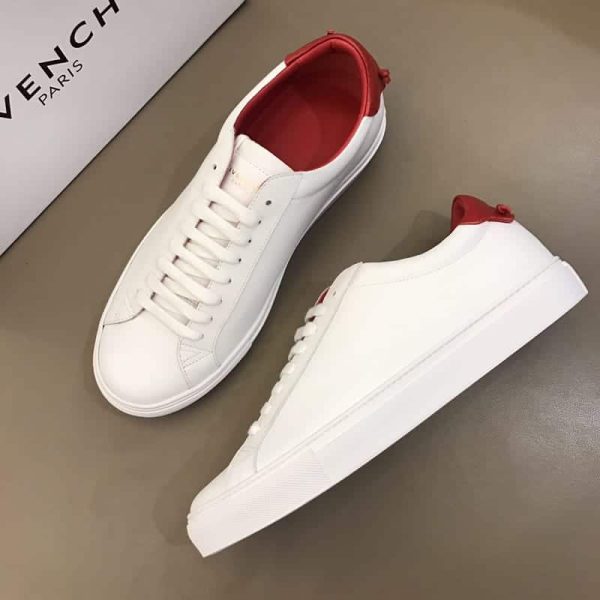 GIVENCHY WHITE URBAN LEATHER SNEAKERS – GVC27 - Image 3
