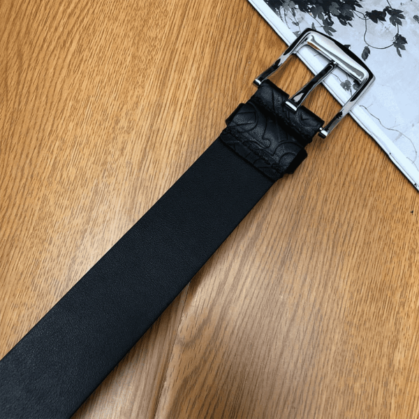 BURBERRY MONOGRAM LEATHER BELT – B22 - Image 3