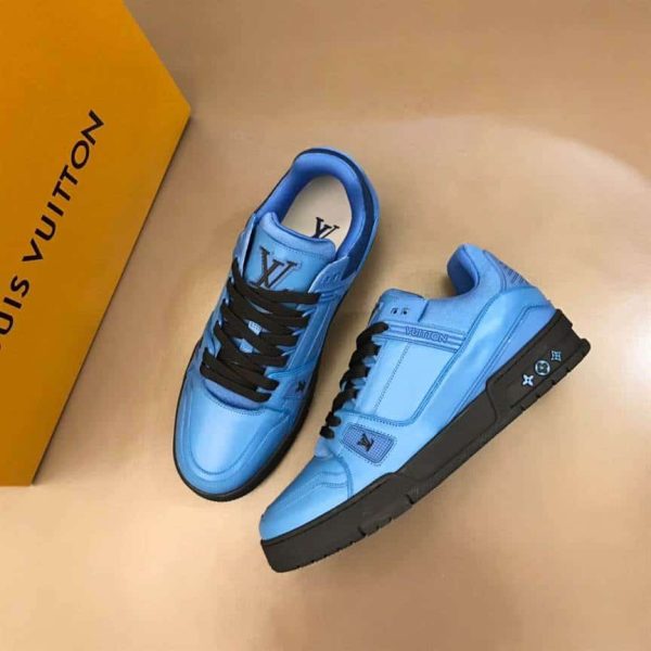 LOUIS VUITTON TRAINER SNEAKERS IN BLEU – LSVT128 - Image 8