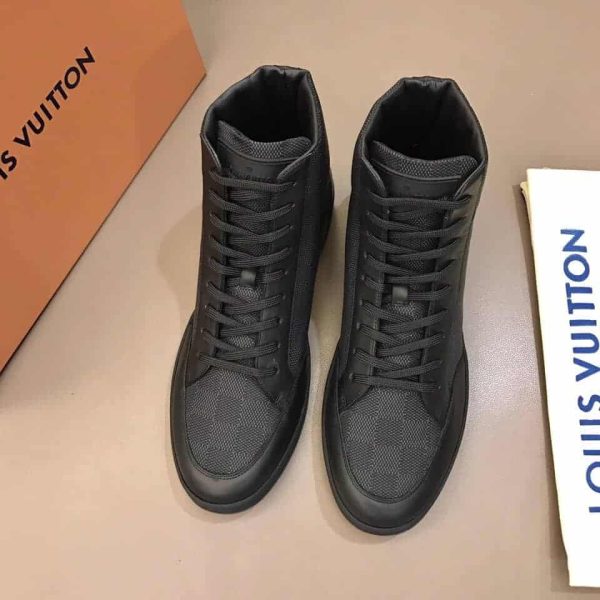 LOUIS VUITTON OFFSHORE HIGH TOP SNEAKER ‘BLACK’ – LSVT47 - Image 3