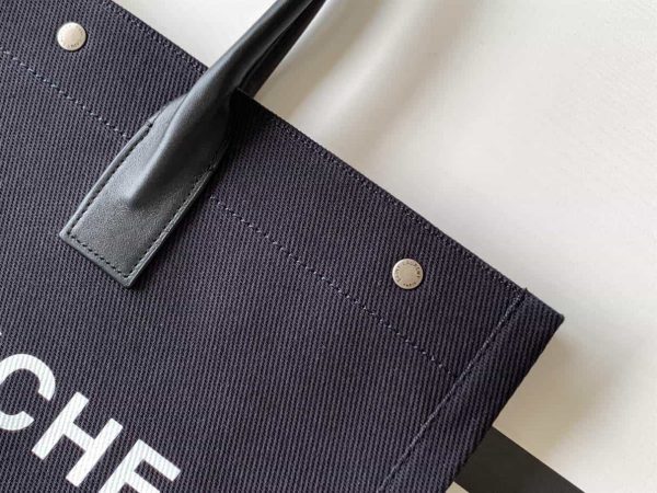 RIVE GAUCHE TOTE BAG IN LINEN AND LEATHER – WBY17 - Image 8