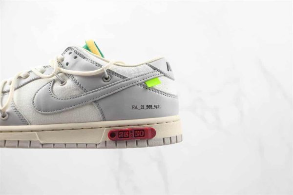 OFF WHITE X NIKE DUNK LOW SNEAKERS – NK62 - Image 5