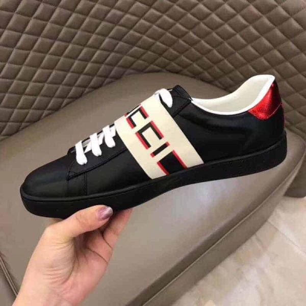 GUCCI STRIPE LEATHER SNEAKER – GC4 - Image 7