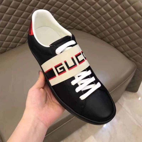GUCCI STRIPE LEATHER SNEAKER – GC4 - Image 6