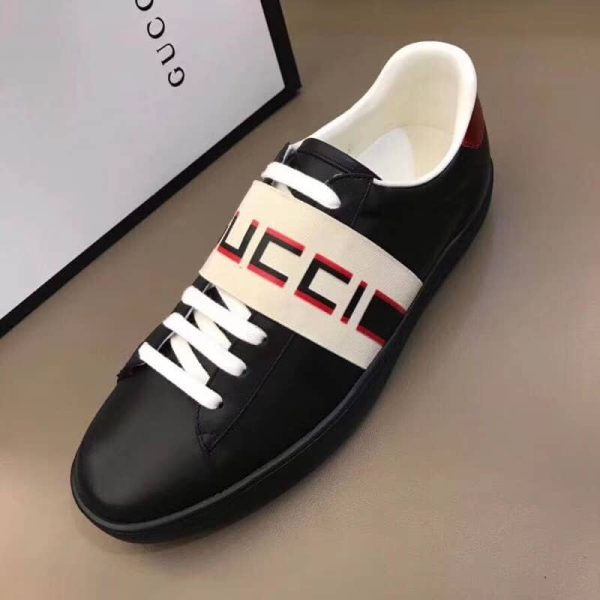 GUCCI STRIPE LEATHER SNEAKER – GC4 - Image 3