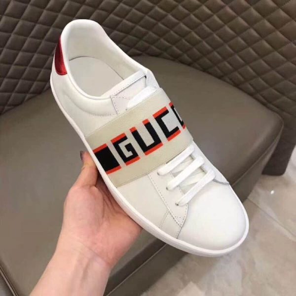 GUCCI STRIPE LEATHER SNEAKER – GC3 - Image 6