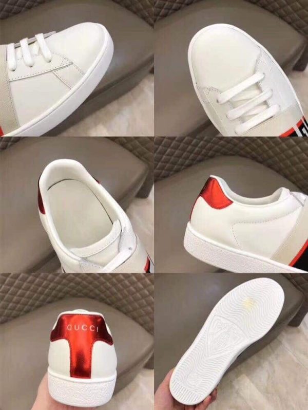 GUCCI STRIPE LEATHER SNEAKER – GC3 - Image 3