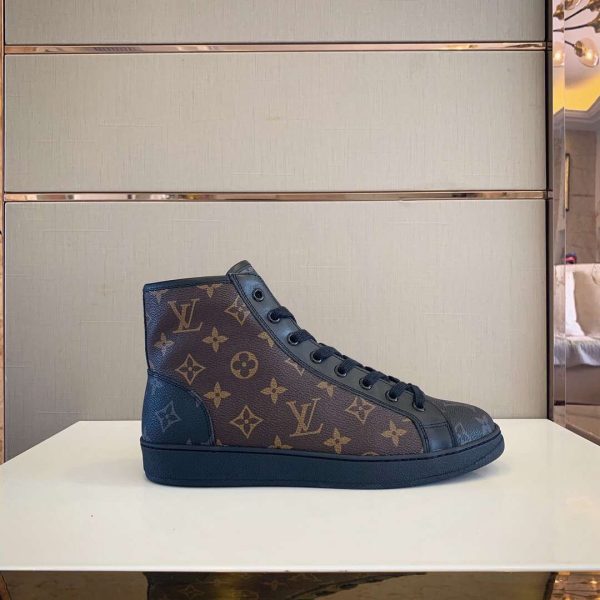 LOUIS VUITTON MONOGRAM HIGH TOP SNEAKER LSVT053 - Image 6